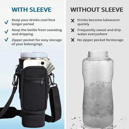 Shoulder Strap Water Bottle for Tumbler